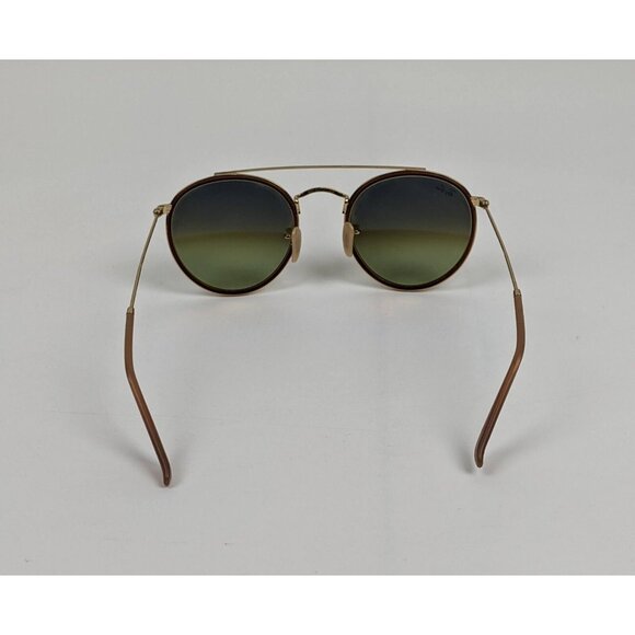 Ray-Ban Gold Round Sunglasses - Picture 3 of 16